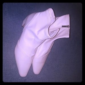 Forever 21 white booties